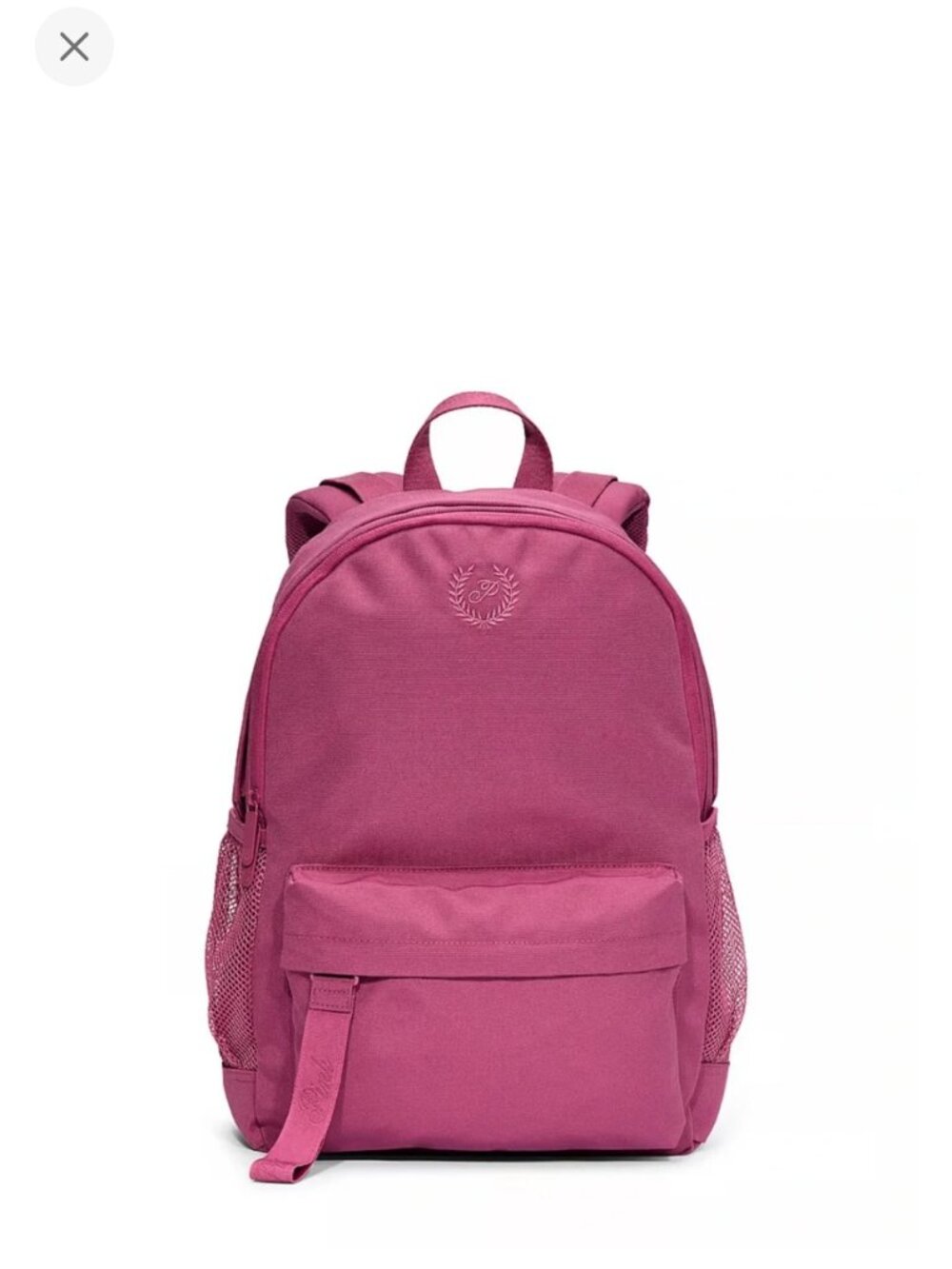 NWT PINK Victoria's Secret Ivy Classic Canvas Backpack 🩷